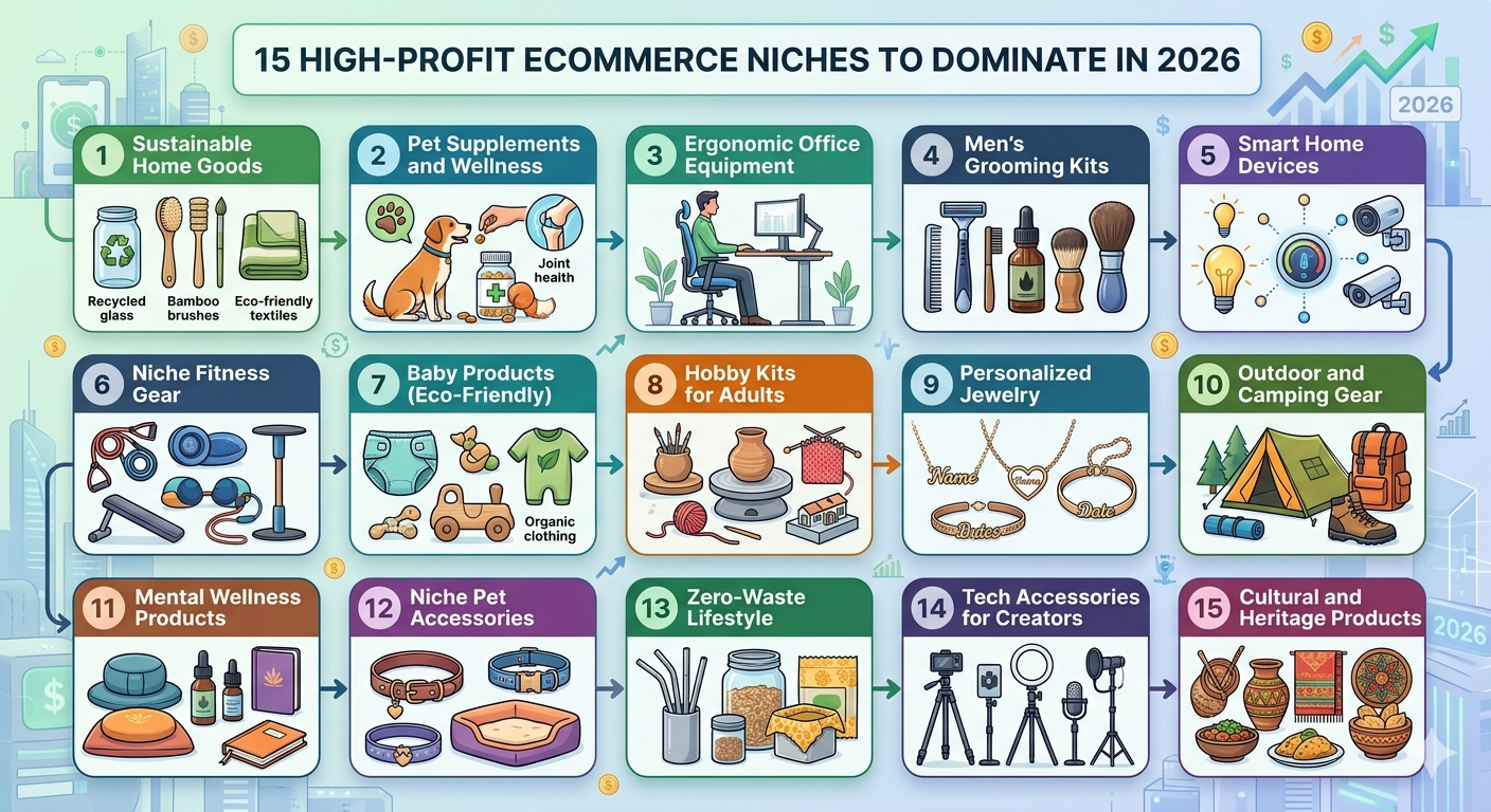 15 High-Profit Ecommerce Niches to Dominate in 2026