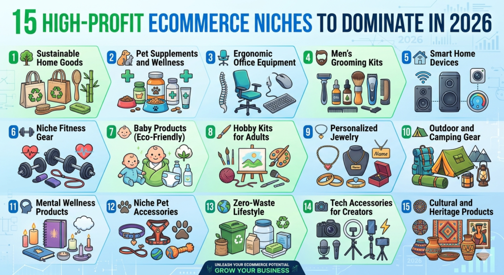 15 High-Profit Ecommerce Niches to Dominate in 2026